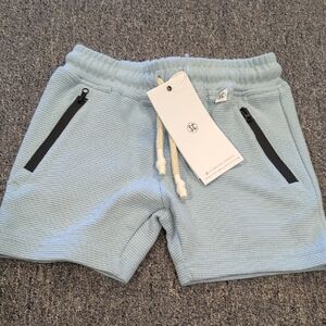 Sovereign Code Kids Light Blue Shorts with Black Accents